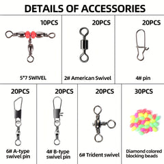 140pcs Fishing Accessories Set Sea Rock Fishing Gear
