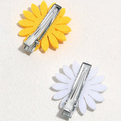 10pcs Cartoon Daisy Hair Clips for Girls