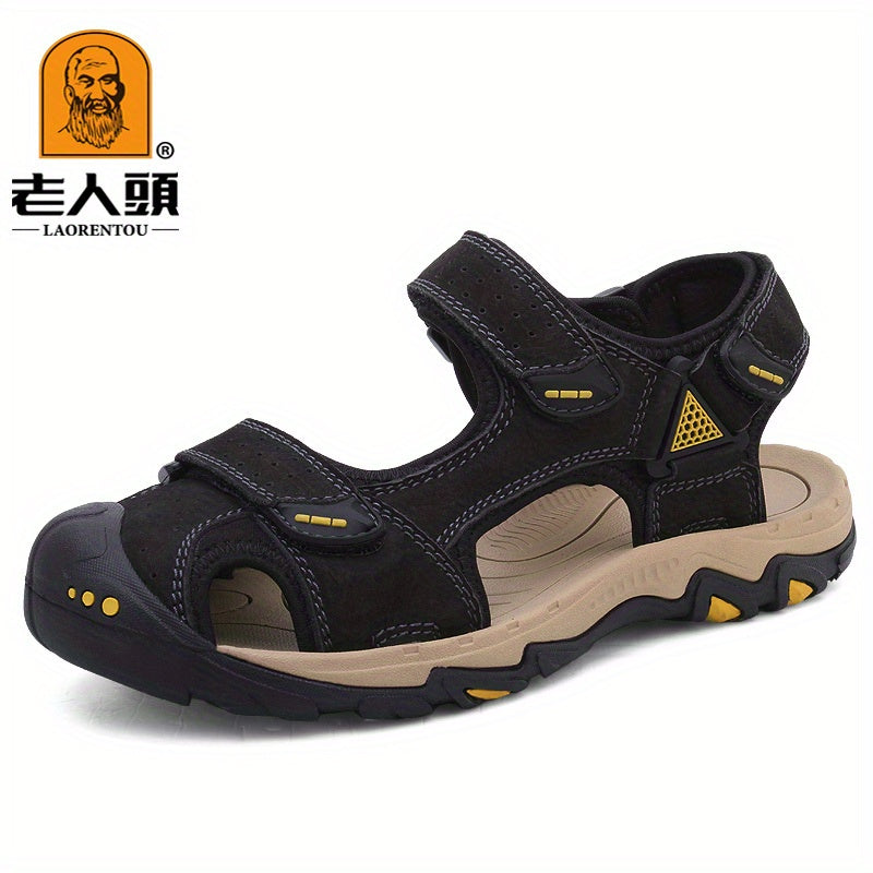 LAORENTOU Men's Anti Collision Sandals Beach Shoes Summer
