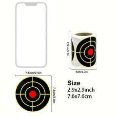 100pcs Fluorescent Splatter Targets for Shooting Fun