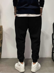 Cartoon Pattern Print Men's Jogger Pants With Pockets