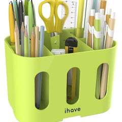 5 Compartment Pen Holder for Desk and Wall