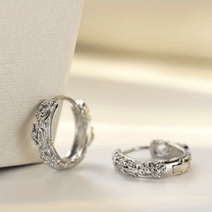 Chinese Style Embossed Earrings - Holiday Party Boys Accessories