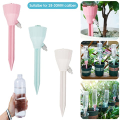 3pcs Adjustable Self Watering Spikes for Garden with Drip Control