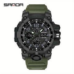 Waterproof Digital LED Outdoor Military Men's Watch