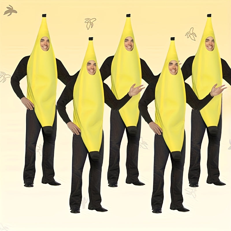Unisex Adult Banana Costume for Halloween Christmas Parties