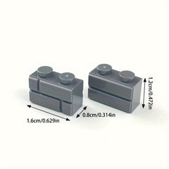 Architectural Building Blocks DIY Educational City Wall Bricks Set