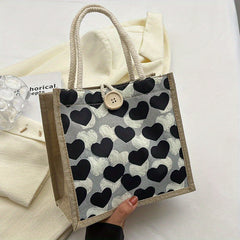 Loving Heart Handbag Carrying Bag Shoulder Bag Shopping Bag