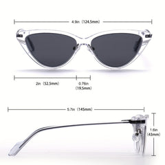Men's Cat Eye Frame Sunglasses for UV Protection