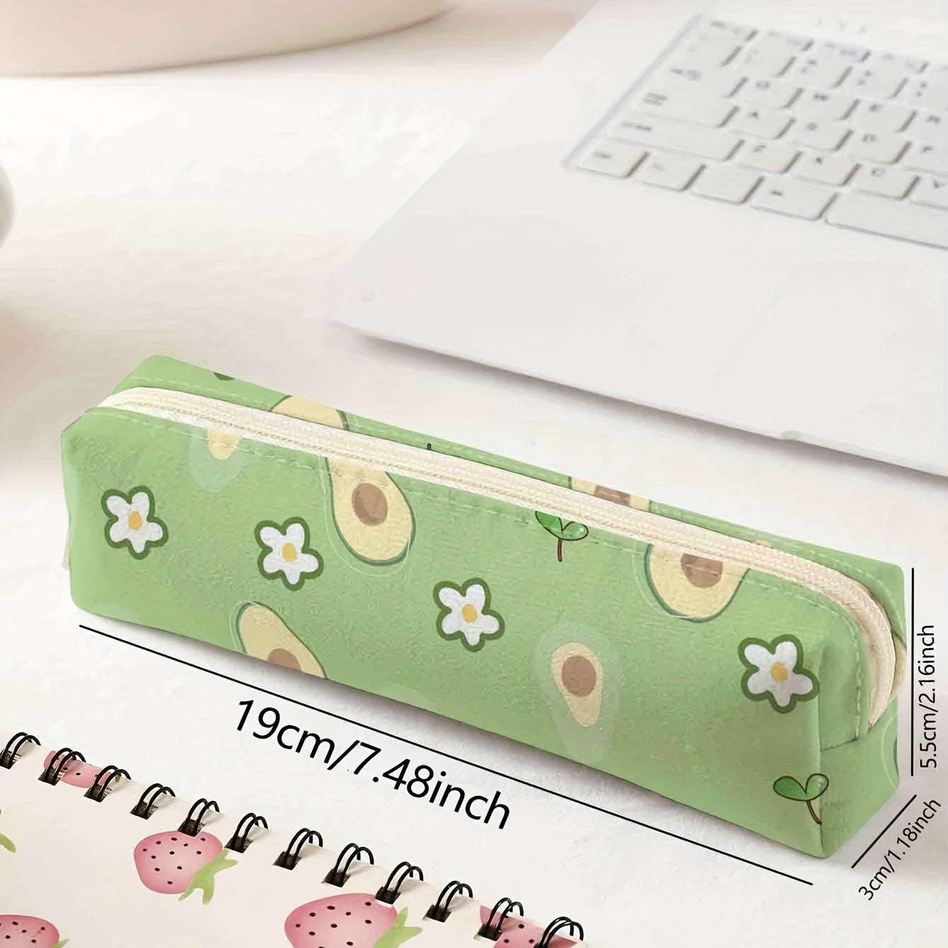 Large Capacity Pencil Case Zippered Pen Holder