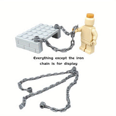 Building Blocks Long Iron Chain Scene Model Parts
