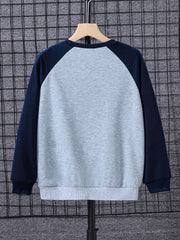 Girls' Raglan Sleeve Casual Sweatshirt Pullovers