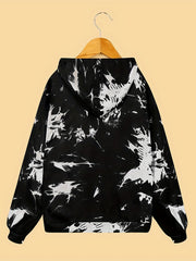 Halloween Skeleton Graphic Long Sleeve Hooded Sweatshirt Women's Sports Hoodie