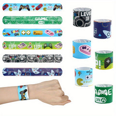 12pcs Slap Bracelets Bulk Snap Party Supplies Favors