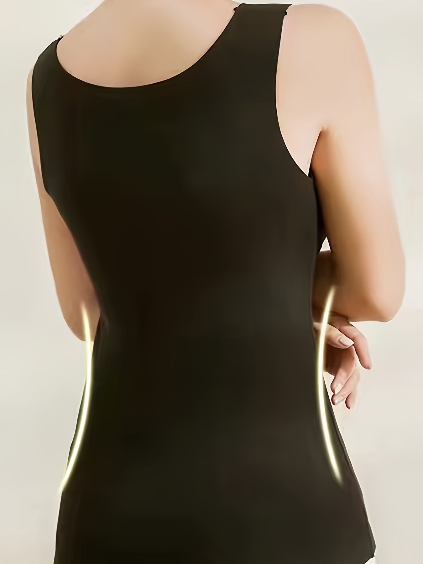 2pcs Seamless Thermal Underwear Sleeveless Top