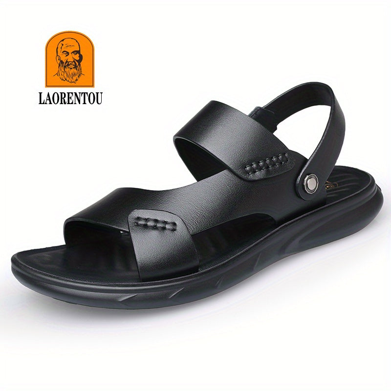 LAORENTOU Men's Non Slip Sandals Comfy Beach Shoes Summer