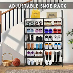 7 Layer Shoe Rack Apartment Large Capacity Floor Standing Storage Rack