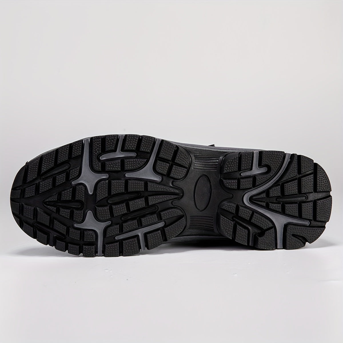 Men's Durable Hiking Shoes Plush Lining Anti-Skid PU Leather