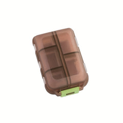 Portable 10 Compartment Pill Box for Traveling