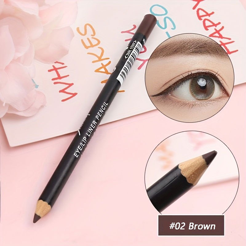 Brown Eyeliner Pencil Waterproof Sweat Proof Long Lasting Smudge Proof