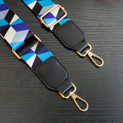 Geometric Pattern Bag Strap Lightweight Adjustable Accessories