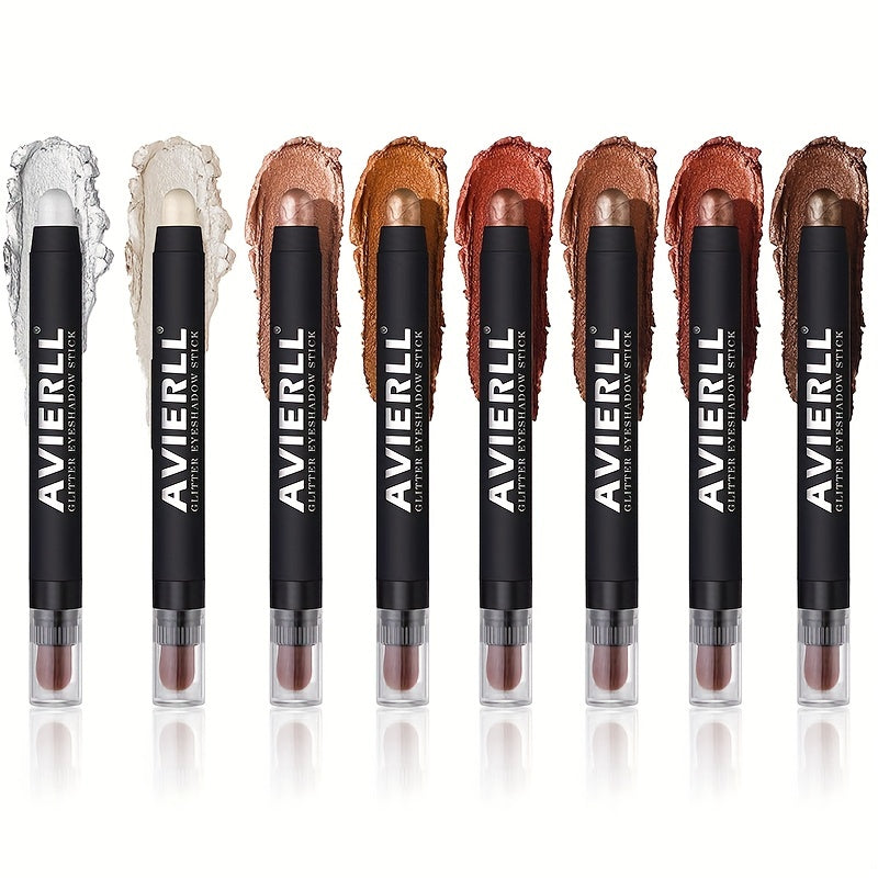 8-Piece Shimmer & Metallic Eyeshadow Stick Set