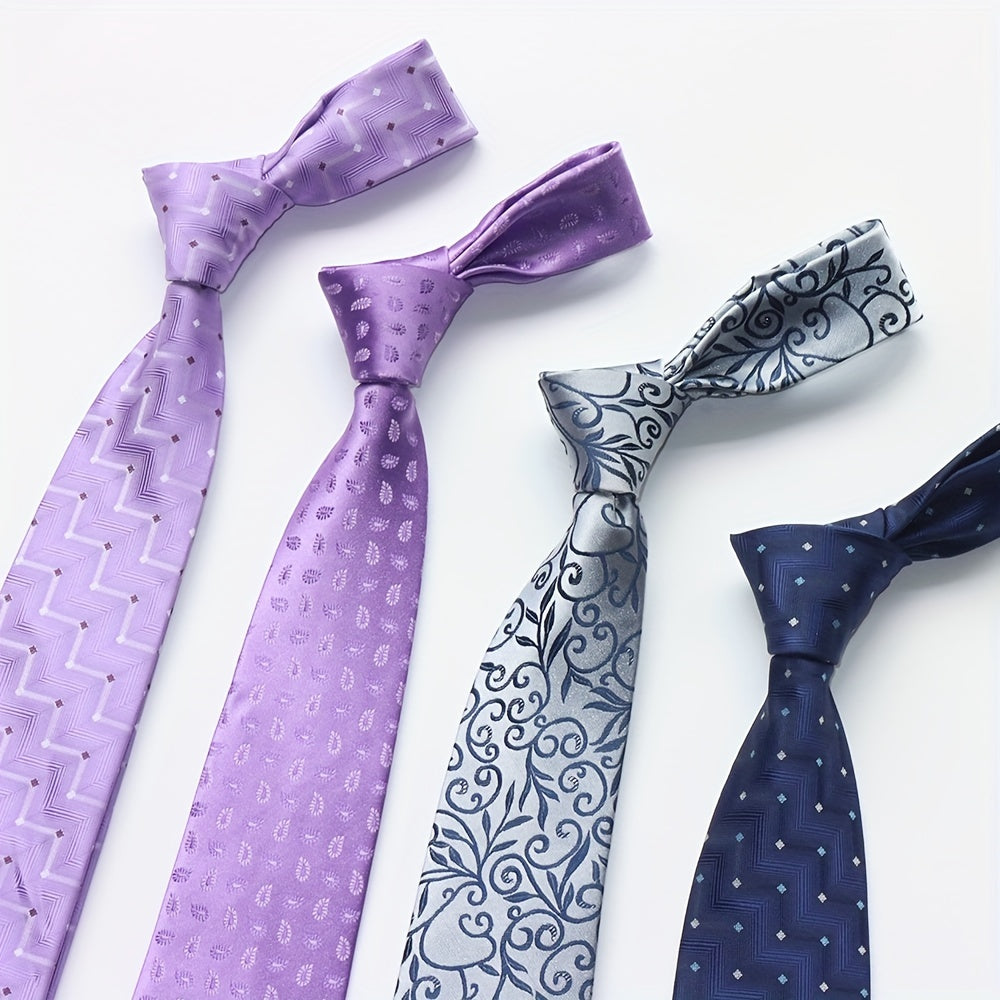 Floral Casual Neck Tie for Men - Size 3 15Inch