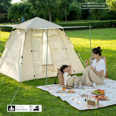 Sun Protected Folding Tent for Camping and Picnics
