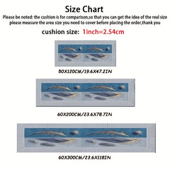 Modern Extra Long Hallway Rug Soft Scandinavian Art Non Slip Machine Washable