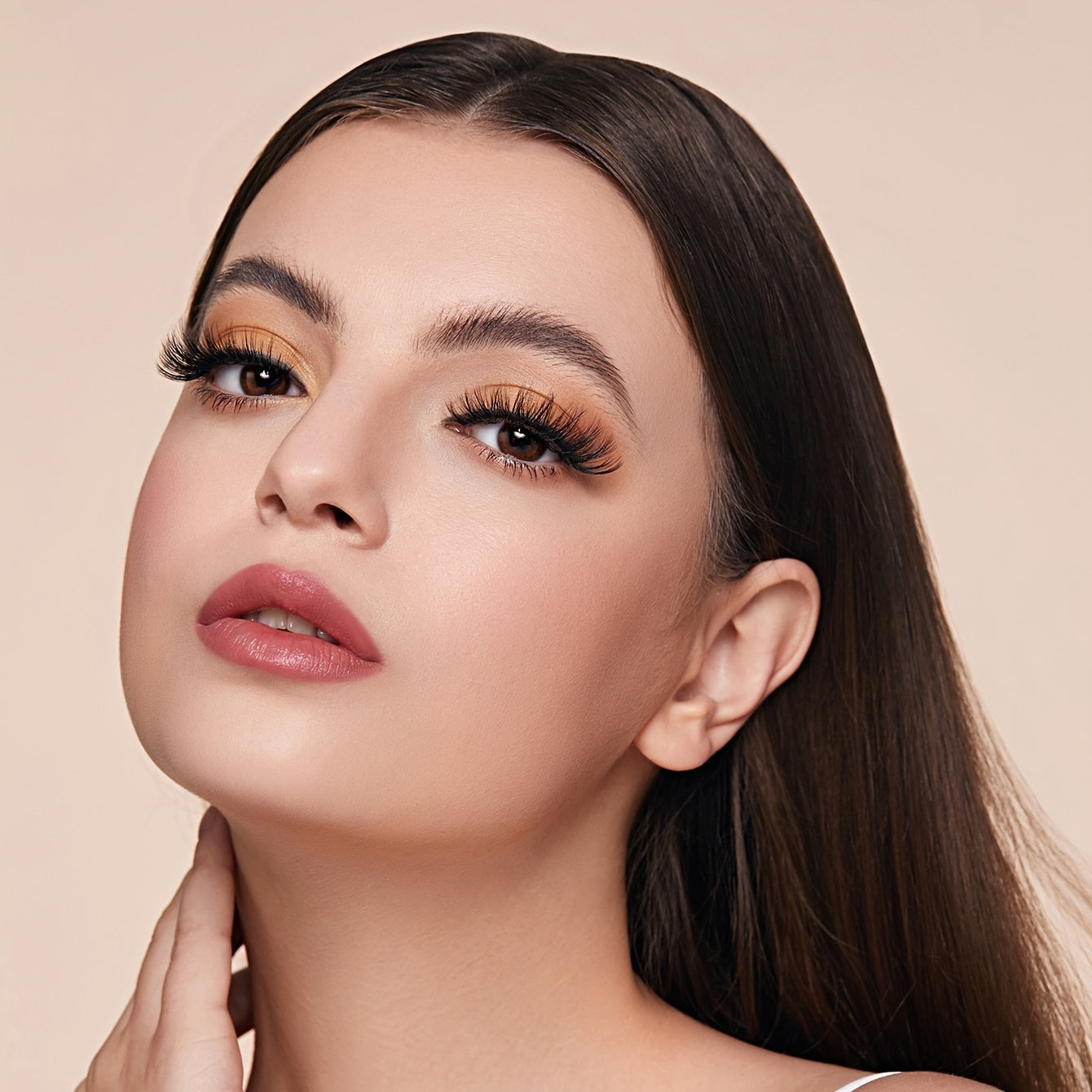 1 Pair Full Strip Thick Curling 15mm False Eyelashes