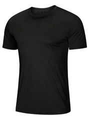Men's Sun Protection Breathable Sports T-Shirt for Outdoor Activities