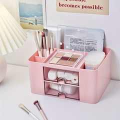 1pc Storage Box Cosmetic Organizer Jewelry Storage Box Desktop Organizer