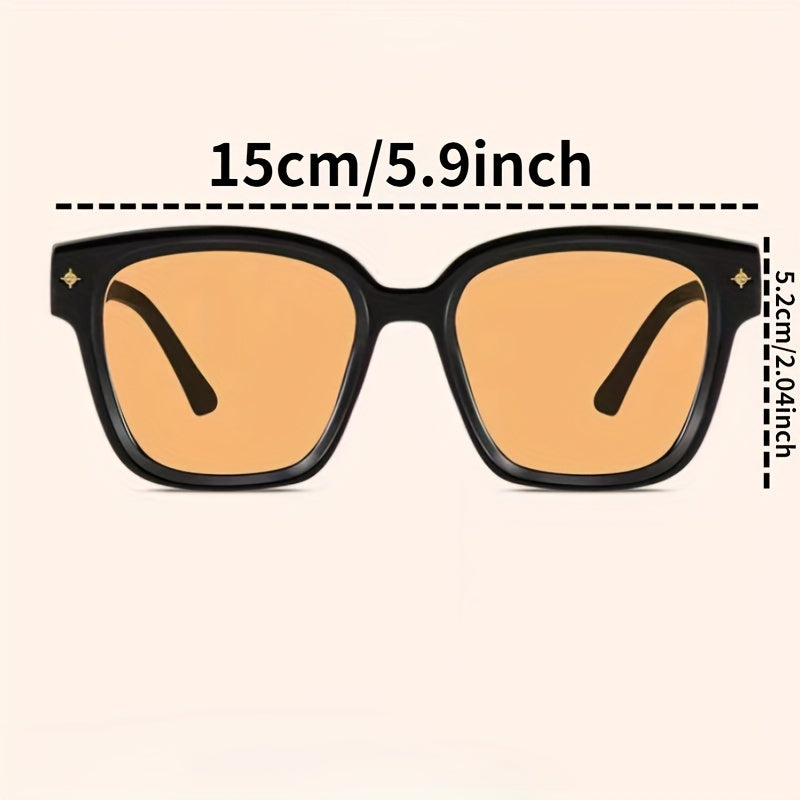 Men's Large Square Sunglasses Boxed for Sun Protection