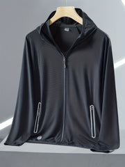 Men's Sun Protection Hooded Jacket for Outdoor Activities