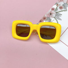 Thick Frame Y2K Sunglasses Sun Protection Party Accessories UV400
