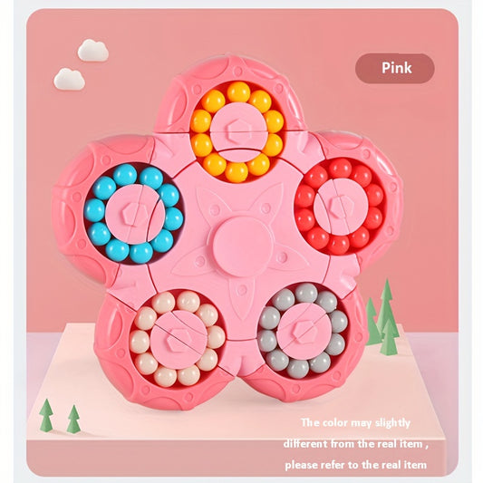 Magic Bean Cube Spinner Finger Puzzle Toy Stress Relief Hand Sensory