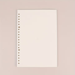 60PCS A5 Blank Detachable Notebook Core with Refillable Pages