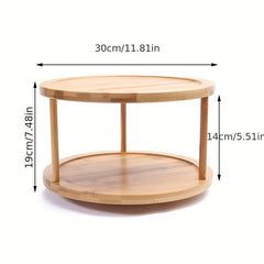 Cosmetic & Seasoning Storage Rack - Rotating Design