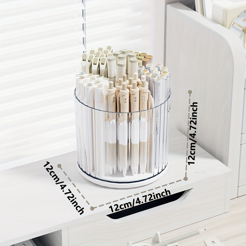 360 Rotatable Pen Holder Cosmetics Storage Rack Handicraft Storage Box