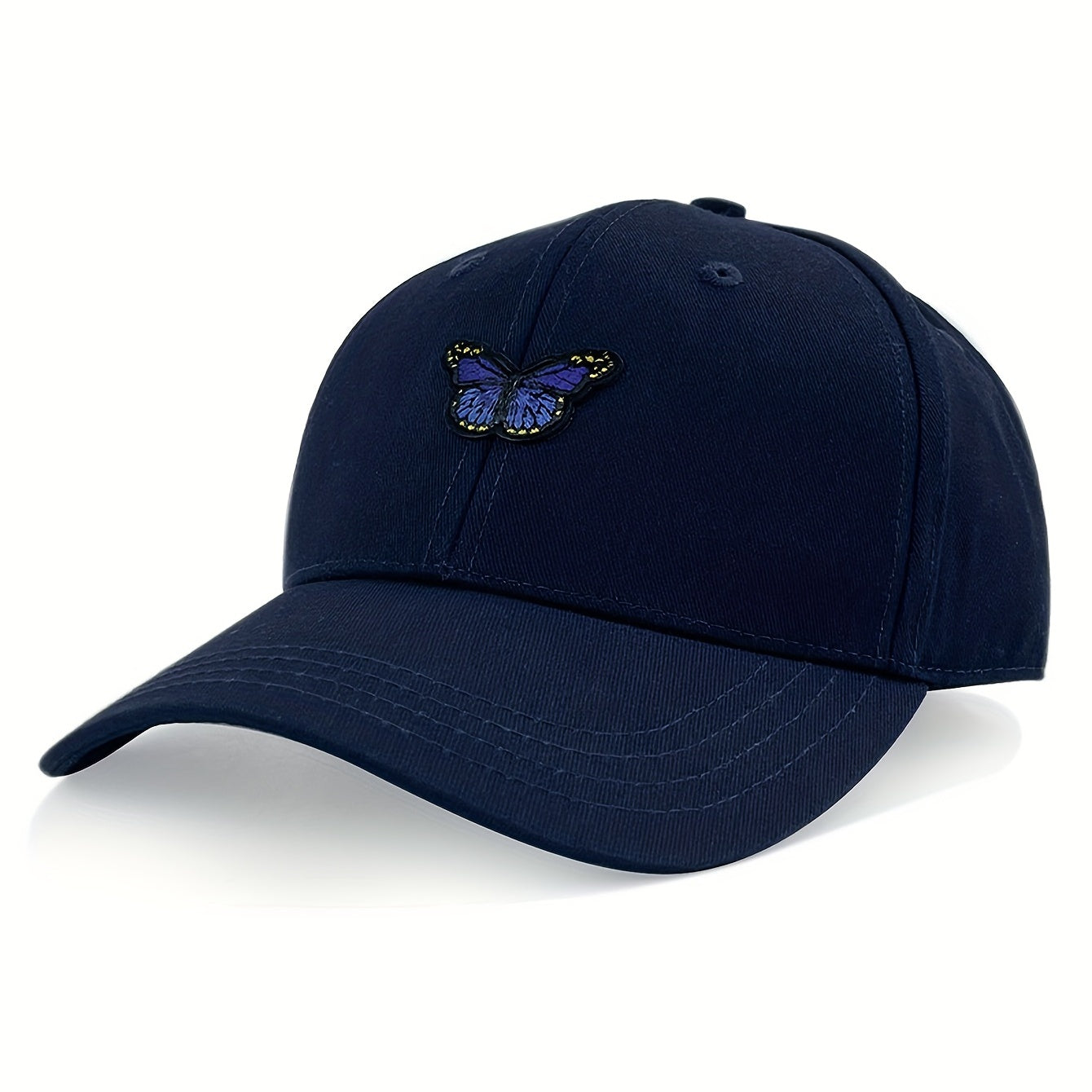Butterfly Embroidery Patch Baseball Cap Candy Dad Hats Adjustable