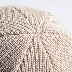Retro Cotton Brimless Flip up Hat - Adjustable Rolled Cuff
