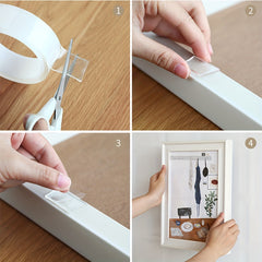 Nano Bubble Tape Double Sided Transparent Waterproof 5m
