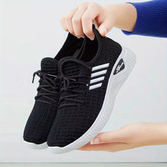 Women's Knit Sports Shoes Breathable Running Sneakers