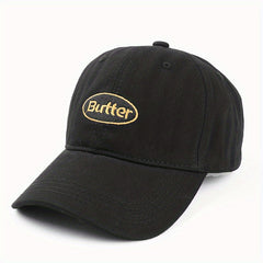 Circle Letter Embroidery Baseball Cap Light Specific Gravity Breathable Sun Hat