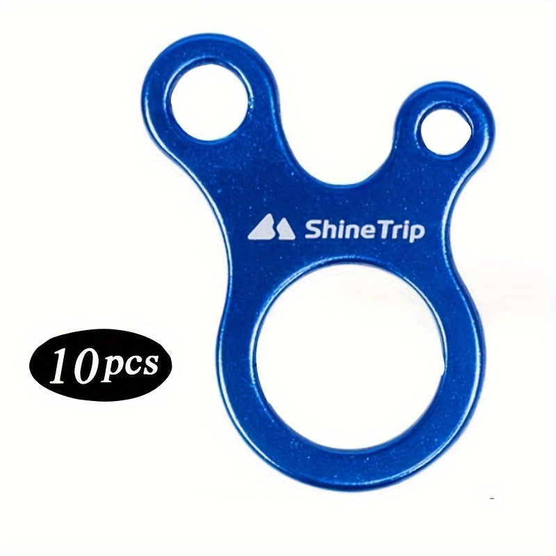 10pcs Tent Buckle With 3 Holes Tensioner for Camping
