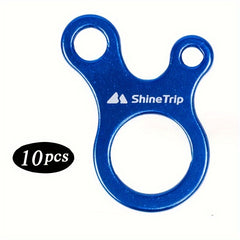 10pcs Tent Buckle With 3 Holes Tensioner for Camping