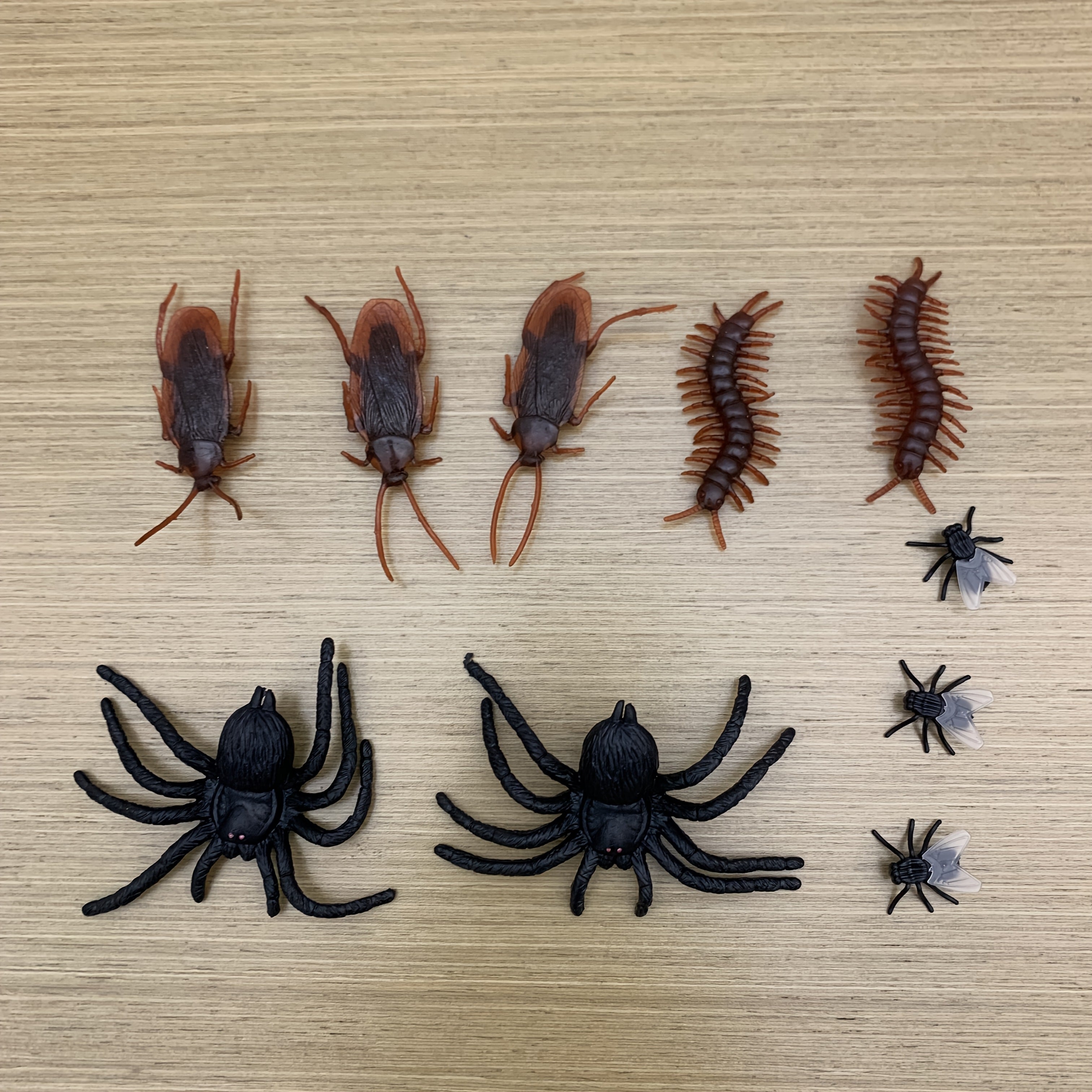 Prank Toys Set - Centipede Giant Spider Finger Ear Fly Gum Fart Mat