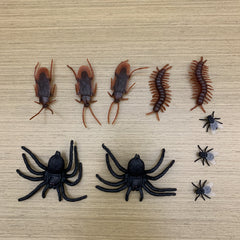Prank Toys Set - Centipede Giant Spider Finger Ear Fly Gum Fart Mat