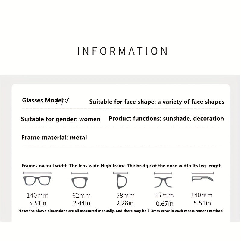 Oversized Rhinestone Gradient Sunglasses for Women UV400