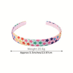 Gradient Sequined Star Hair Hoop Princess Headwear Hair Accessories